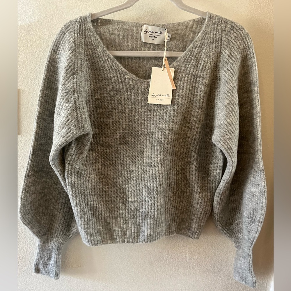 NWT FRNCH Grey Sweater